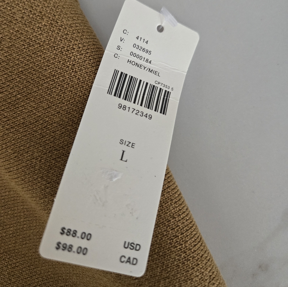 NWT By Anthropologie Halter Open-Back Sweater Tank - Picture 5 of 8